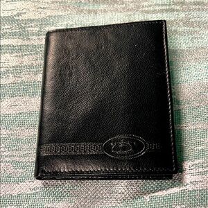 BNWT BIFOLD BLACK BUTTERY SOFT LEATHER WALLET MADE AND PURCHASED IN SPAIN